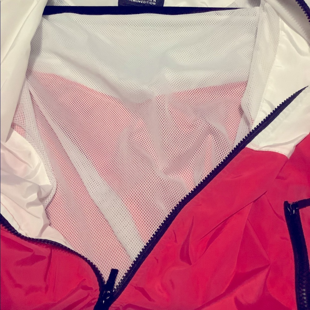 Riflessi Collection Premium Edition Windbreaker Jacket Pink and White - Picture 13 of 14